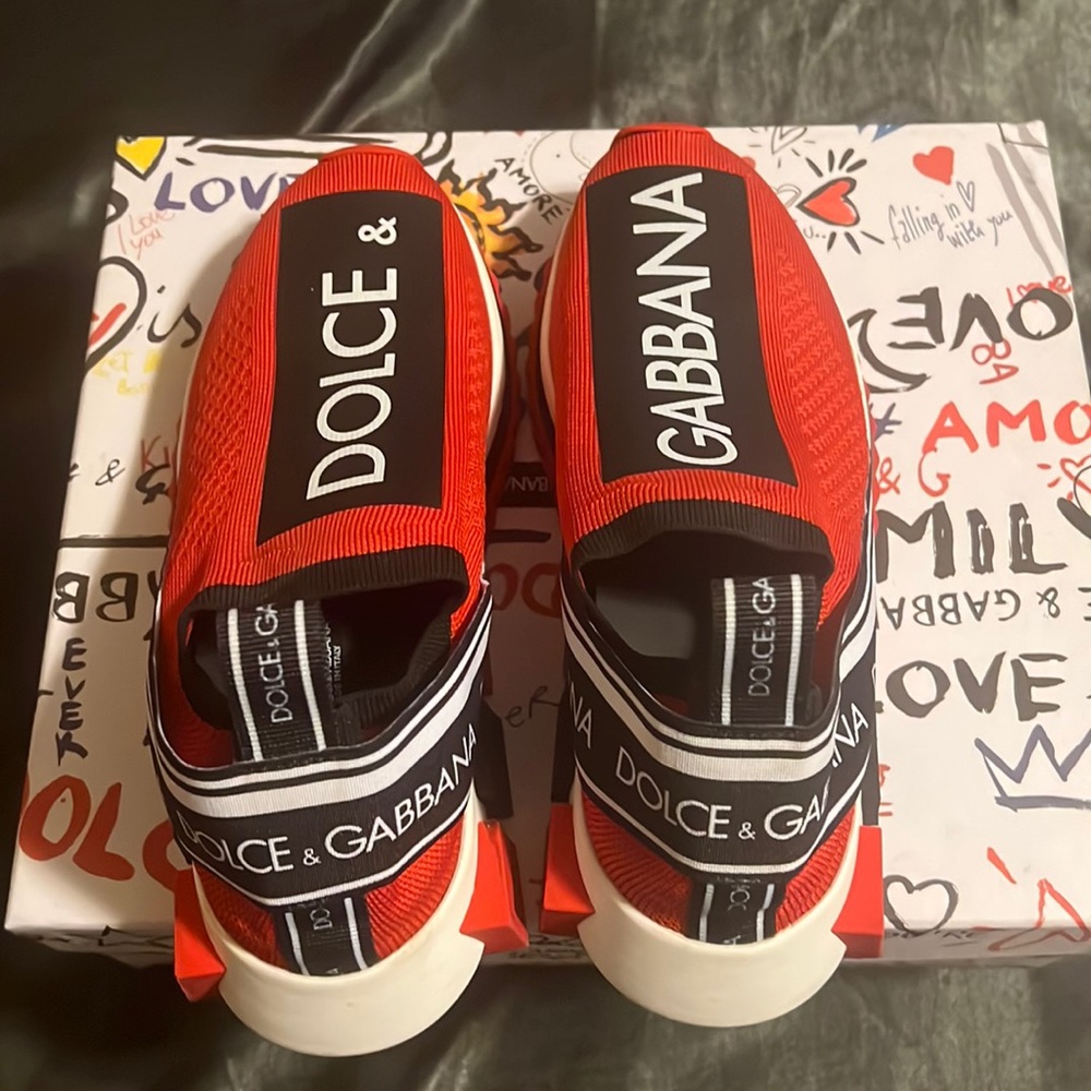 Dolce & gabbana stretch jersey sorrento sneakers